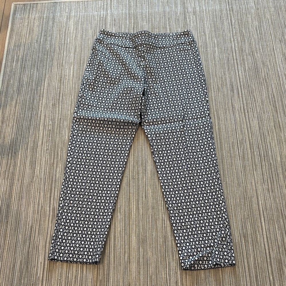Stylish Black and White Patterned Pants
